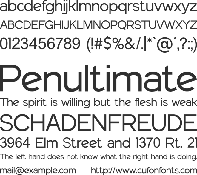 Fieldstones font preview