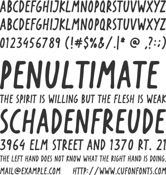 Artisan Maker font preview