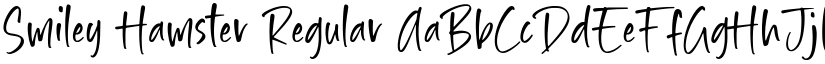 Smiley Hamster Regular font
