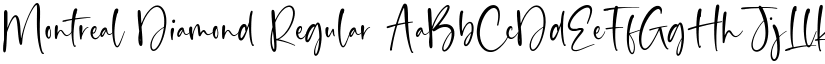 Montreal Diamond Regular font