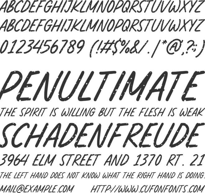 Khaylila font preview