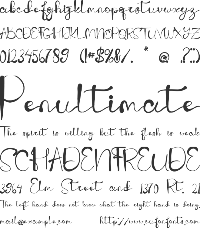 Gohanto Jincuk font preview