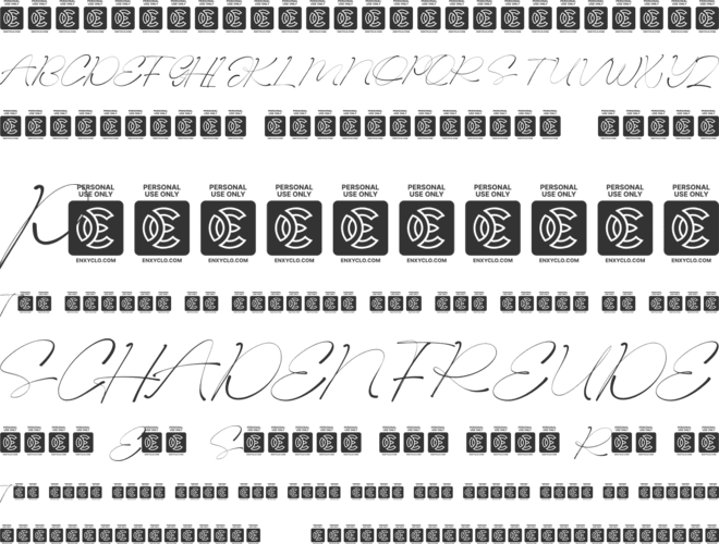 NCL Molqtis font preview