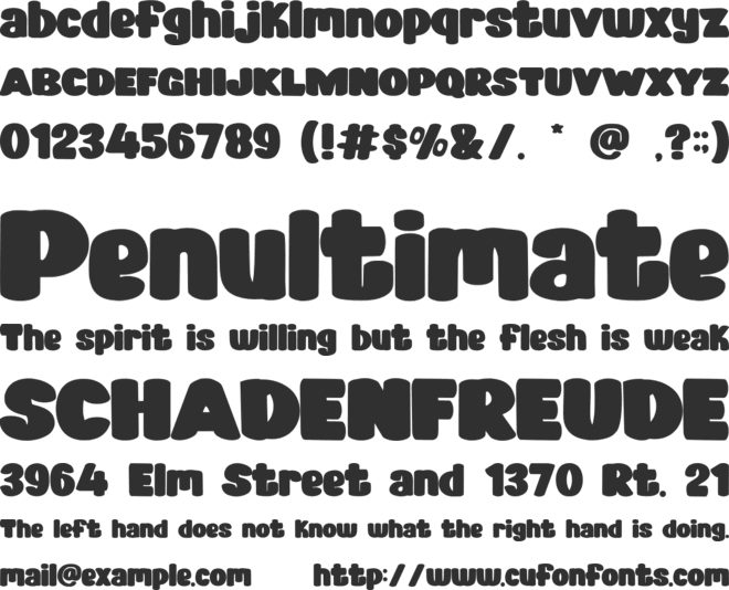 Minim Craftic font preview