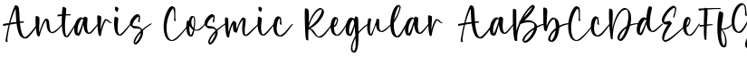Antaris Cosmic Regular font