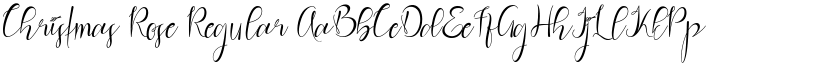Christmas Rose Regular font