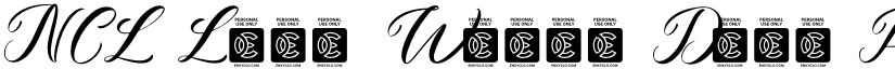 NCL Lets Wendy Demo font