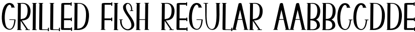 Grilled Fish Regular font