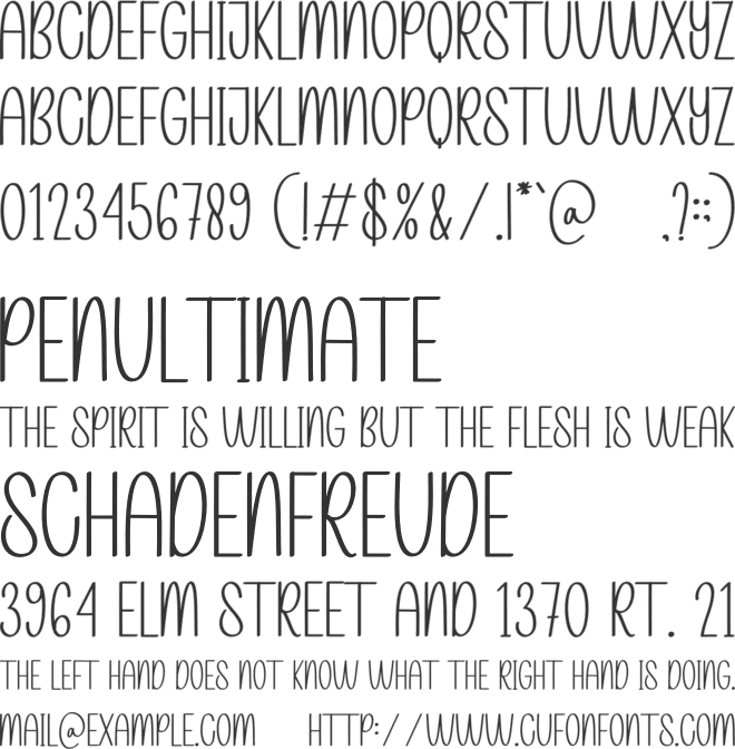 Designer Valentine font preview