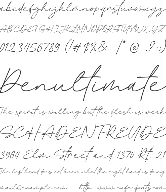 Twilight Wind font preview