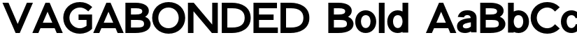 VAGABONDED Bold font