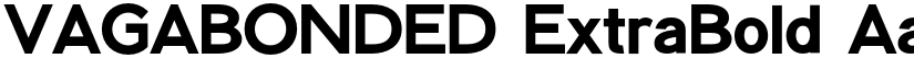 VAGABONDED ExtraBold font