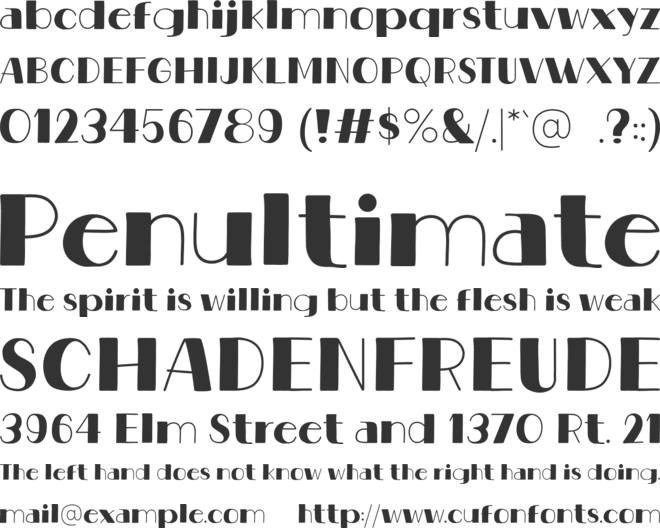 Spicy Pasta font preview