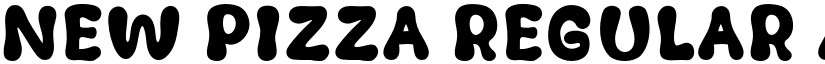 New Pizza Regular font