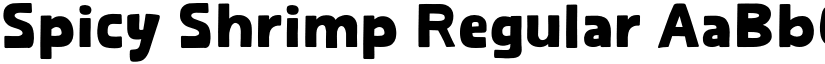 Spicy Shrimp Regular font