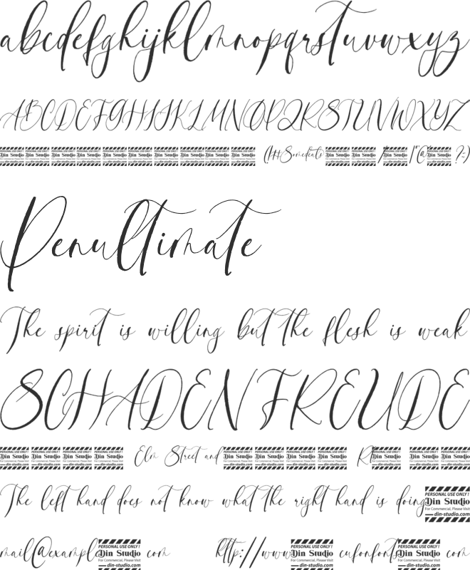 Somedeals Personal Use font preview