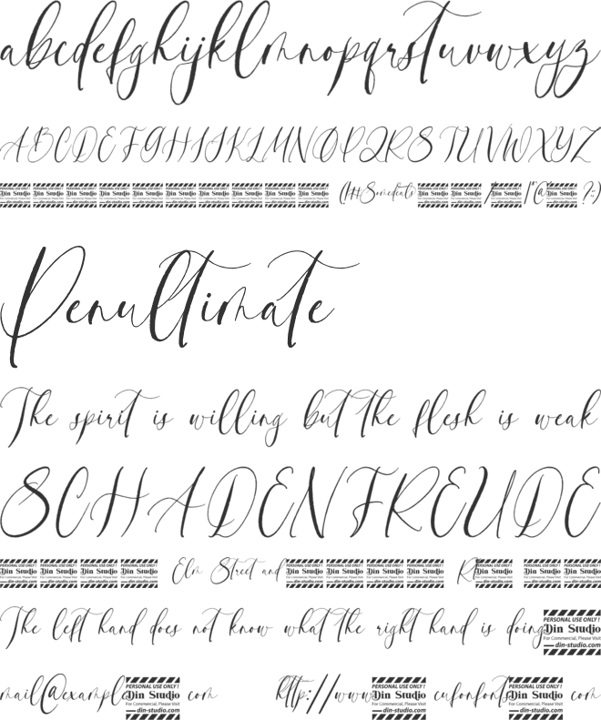 Somedeals Personal Use font preview