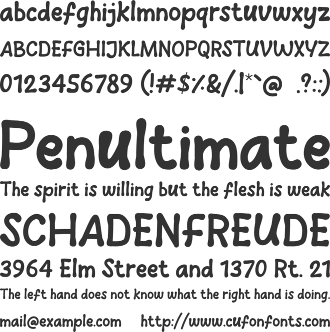 New Ramen font preview