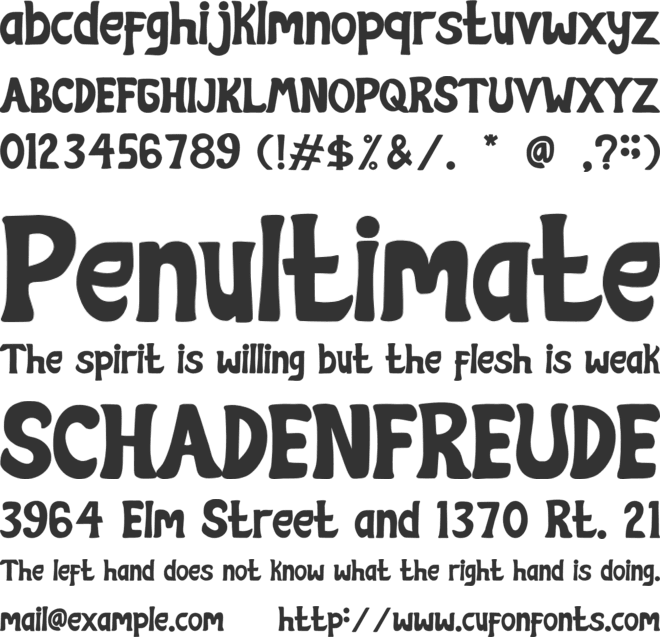 Tour Adventure font preview