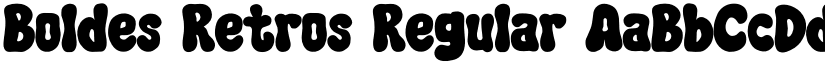 Boldes Retros Regular font