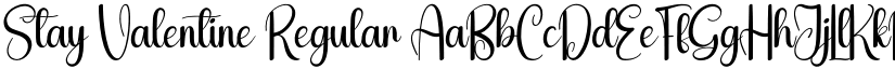 Stay Valentine Regular font