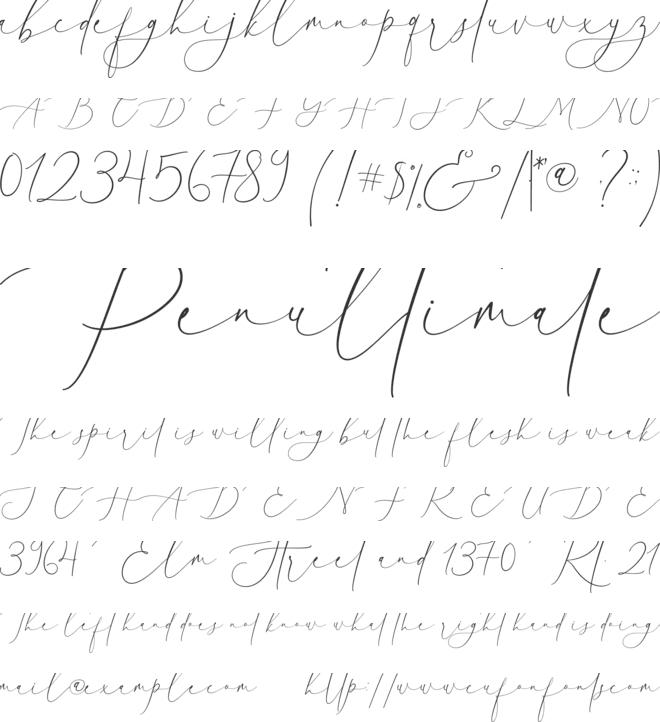 Luxios font preview