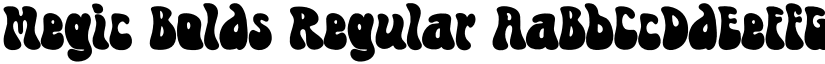 Megic Bolds Regular font