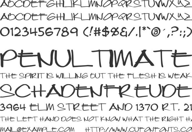 Joeytisoy font preview