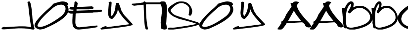 Joeytisoy font download