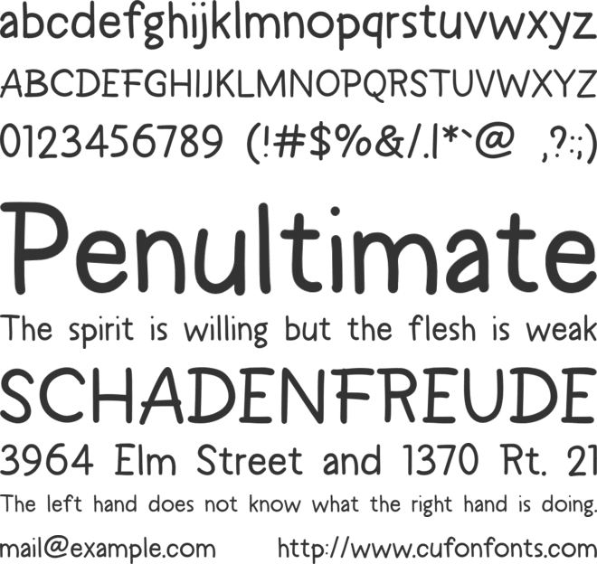 New Boba font preview