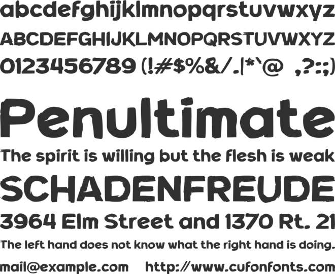 i Instead font preview
