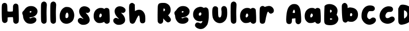 Hellosash Regular font