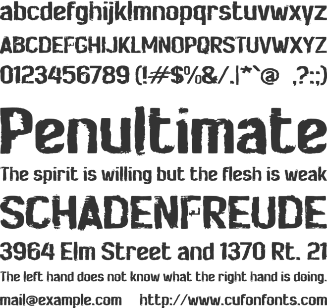 i Invade font preview