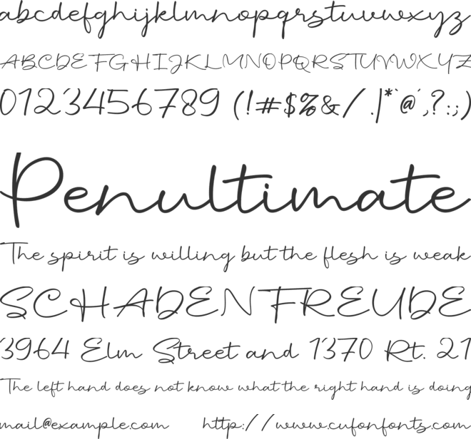 Magical Journey Free font preview