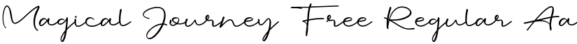 Magical Journey Free Regular font
