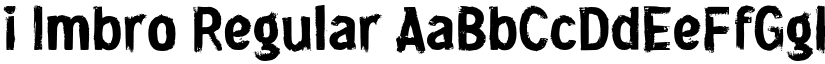 i Imbro Regular font