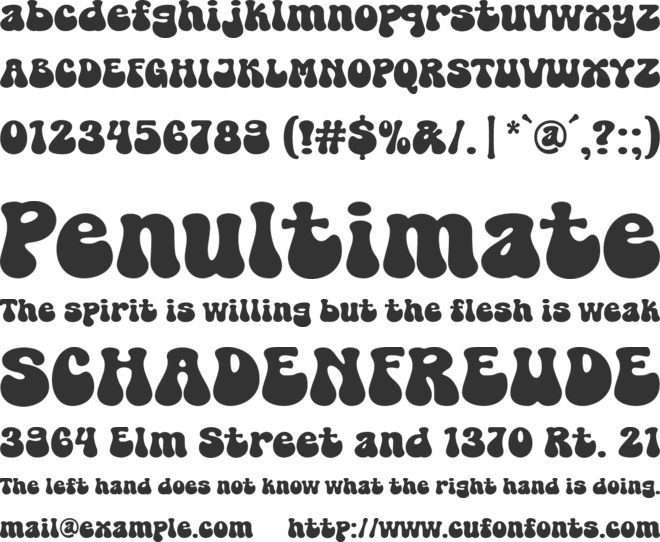 Super Magic font preview