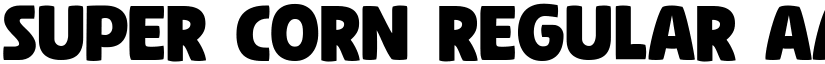 Super Corn Regular font