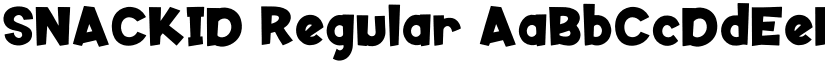 SNACKID Regular font