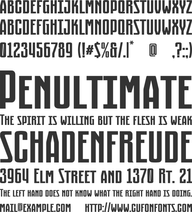 Kaerobi font preview