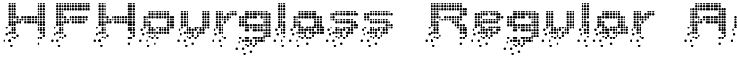 HFHourglass Regular font