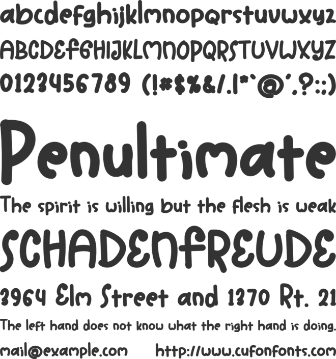 Kitchen Restaurant font preview