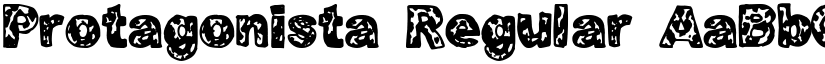 Protagonista Regular font