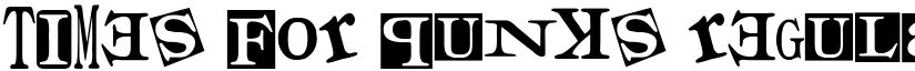 Times for Punks Regular font