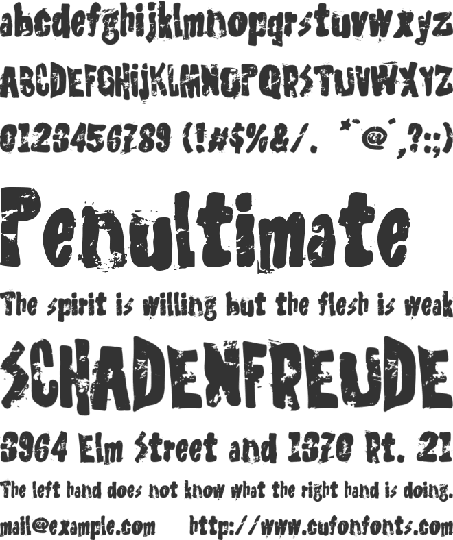 Social Crisis font preview