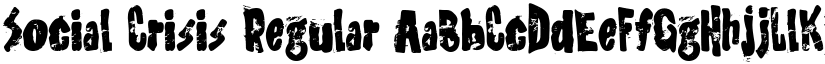 Social Crisis Regular font