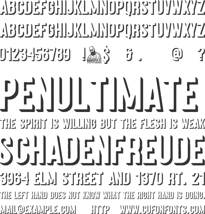 Ciudad 397 font preview