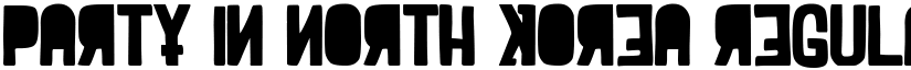 Party in North Korea Regular font
