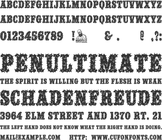 Feriante Drogado font preview