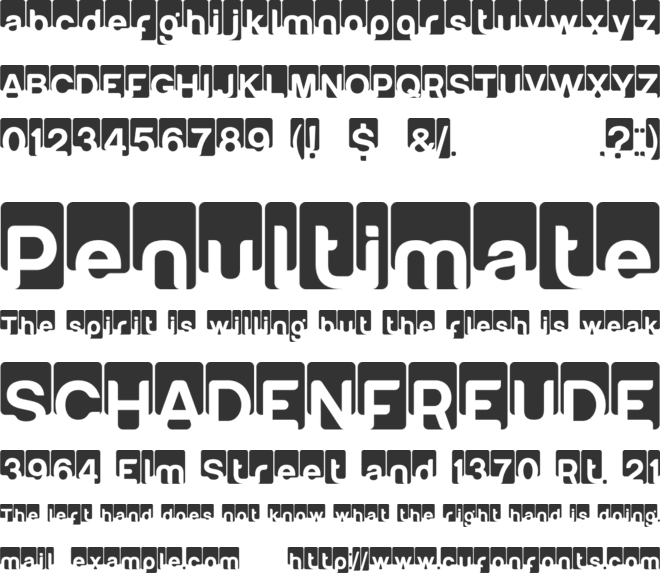 Afficher font preview